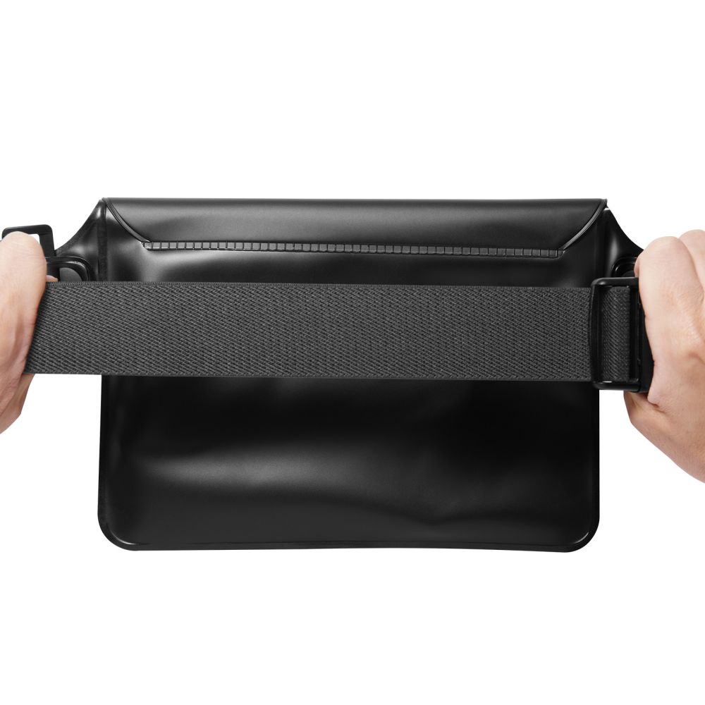 Husa de talie universală impermeabilă Spigen neagră A620